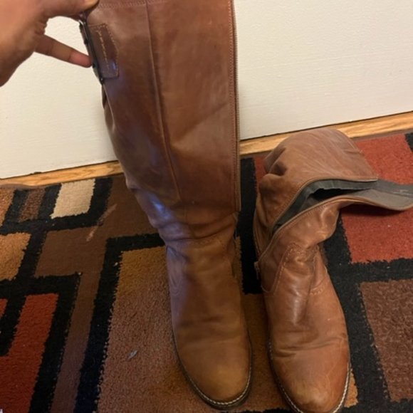 FRYE AND CO. Shoes - FRYE knee high tall boots cognac